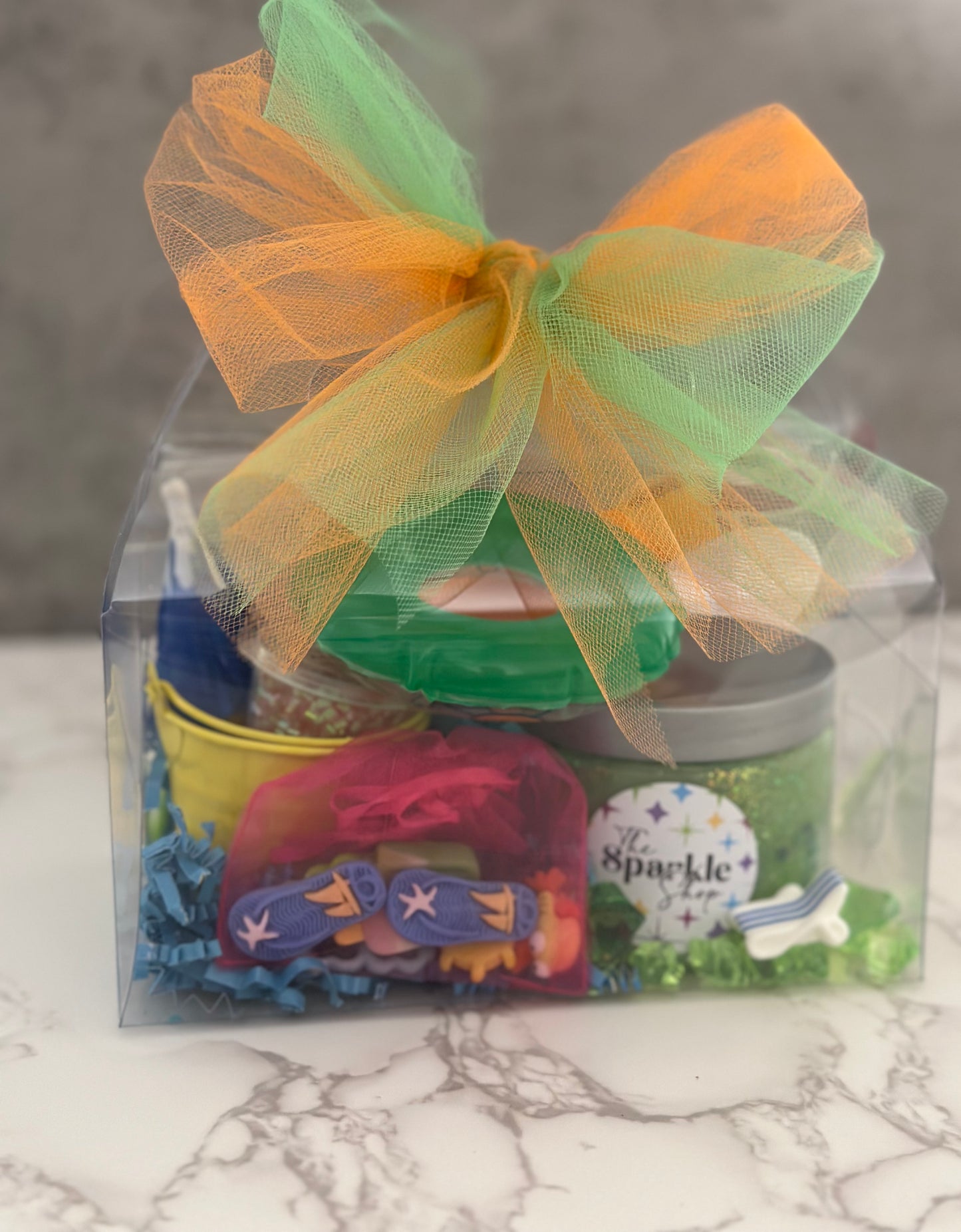 FAVORS-8oz Gable Box (Pool Party)