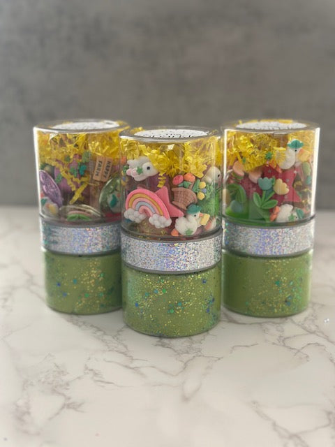 Playdough Jar-Spring Garden